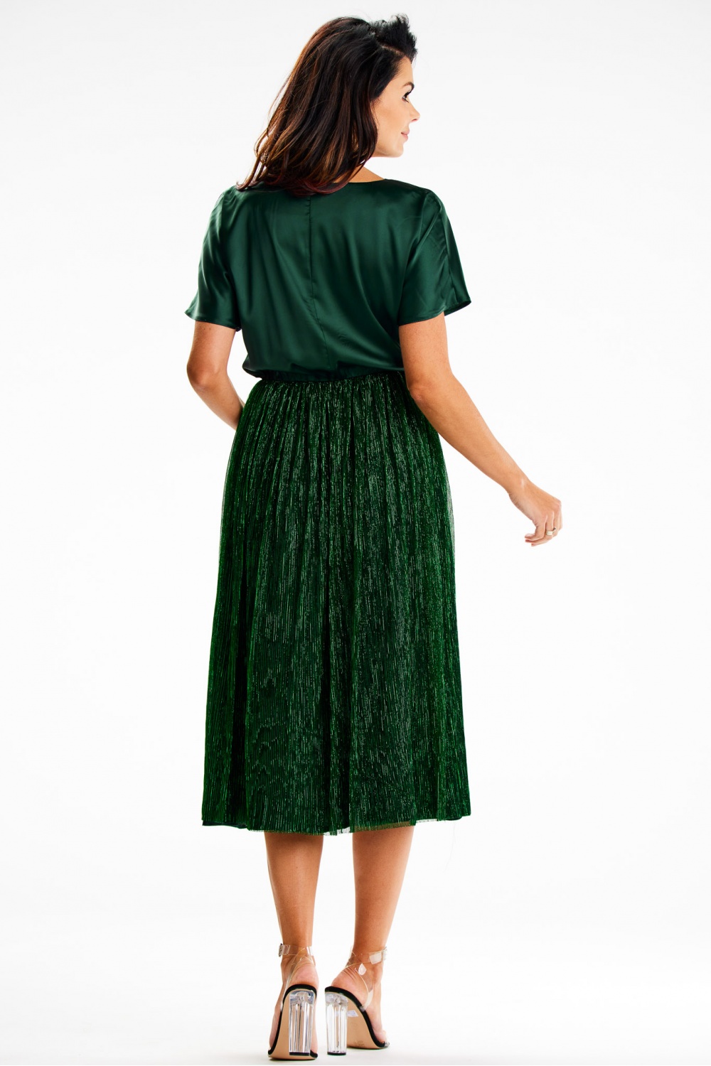 Sukienka Model A627 Green - awama - obrazek 3