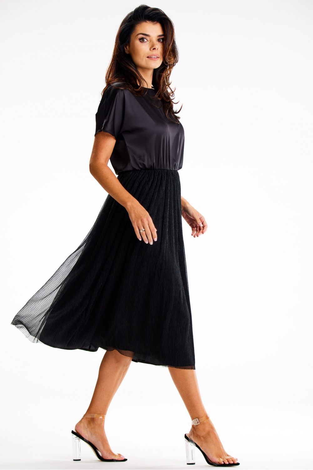 Sukienka Model A627 Black - awama - obrazek 2