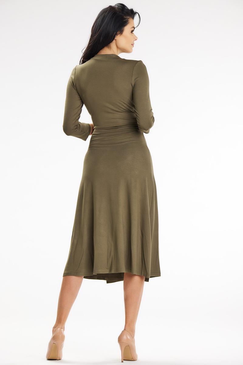 Sukienka Model A653 Khaki - awama - obrazek 3
