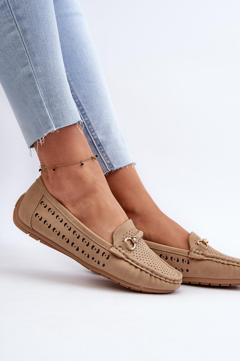 Mokasyny Model Kaydance VG251 Brown - Step in style - obrazek 2