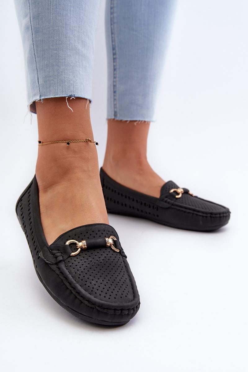 Mokasyny Model Kaydance VG251 Black - Step in style - obrazek 3