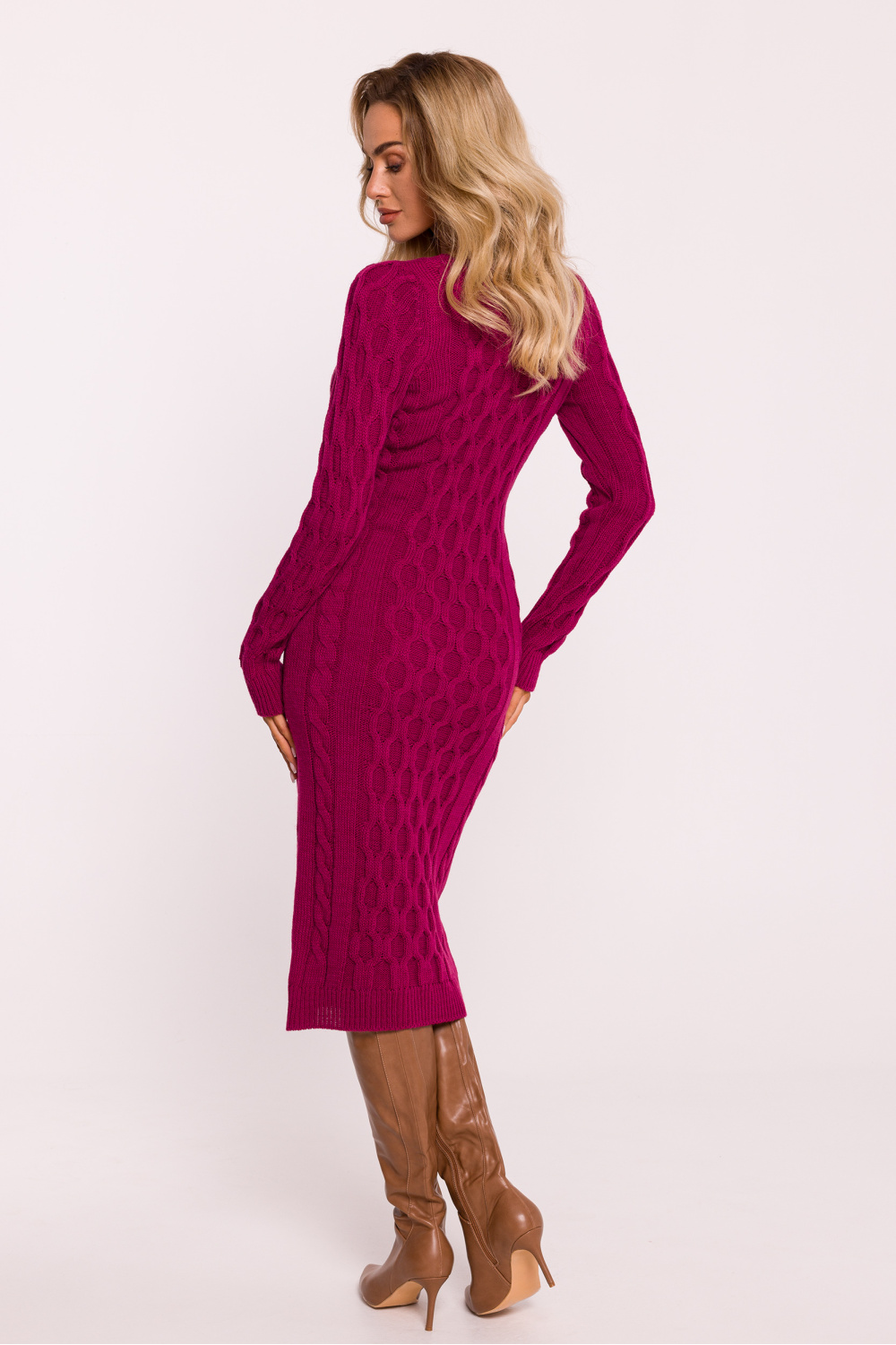 Sukienka Model MOE824 Pink - Moe - obrazek 2