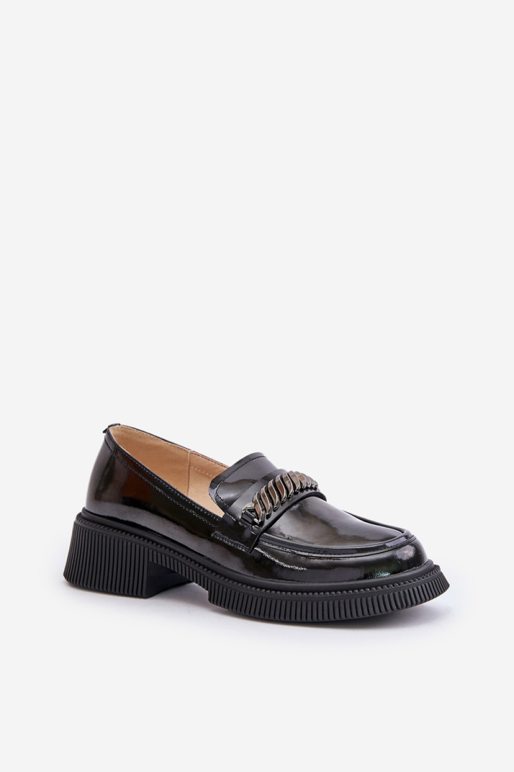 Mokasyny Model DA LZ42-030 Black - Step in style - obrazek 2