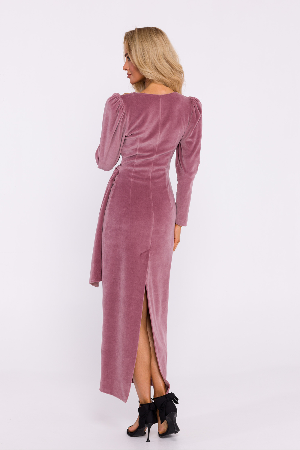 Sukienka Model MOE828 Dirty Pink - Moe - obrazek 2