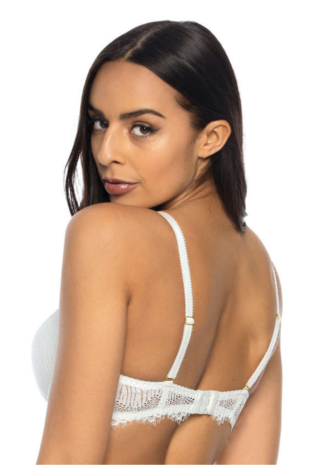 Biustonosz push up Biustonosz Push-up Model Evie M-3522/11 Milk - Mat - obrazek 3