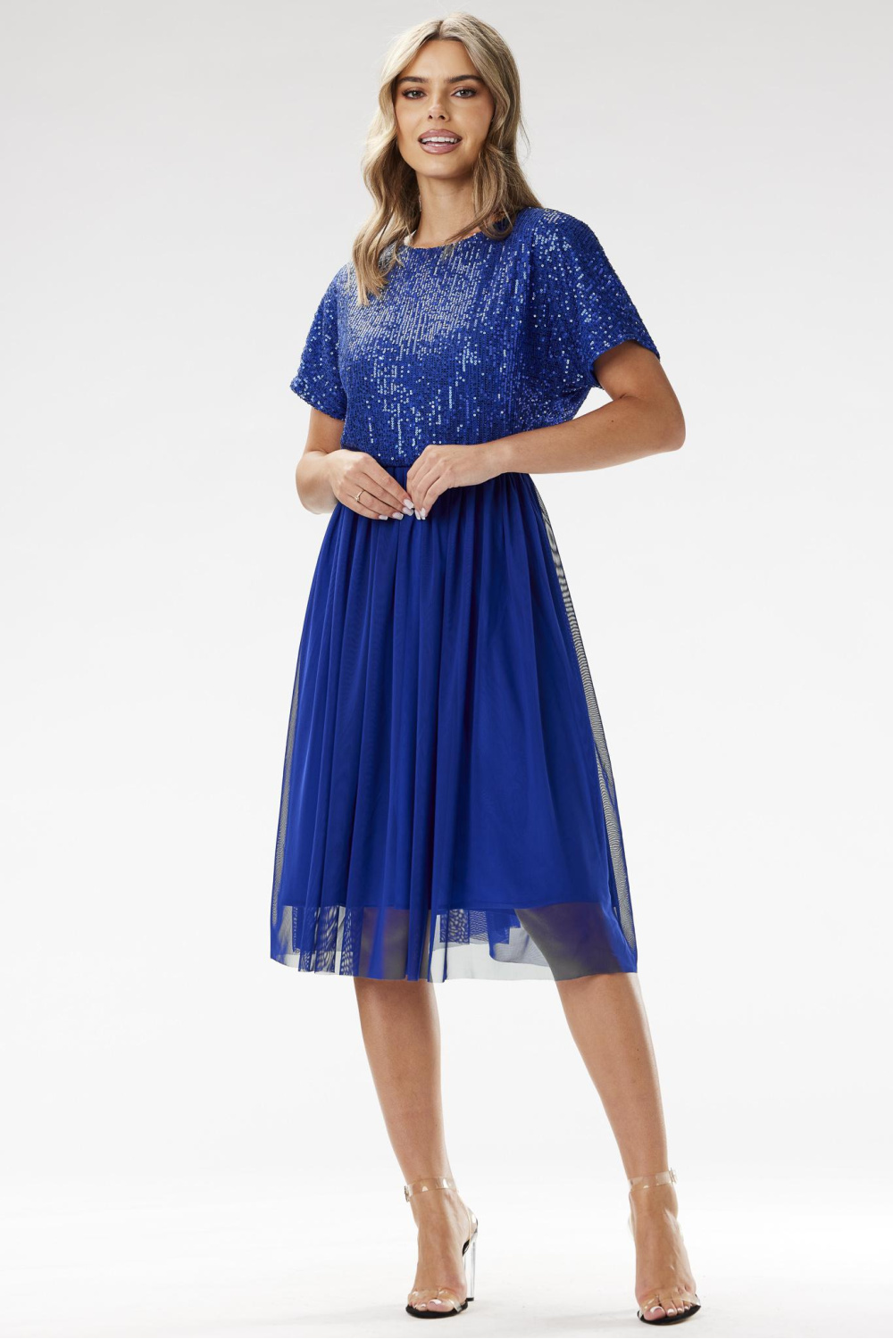Sukienka Model A689 Blue - awama - obrazek 2