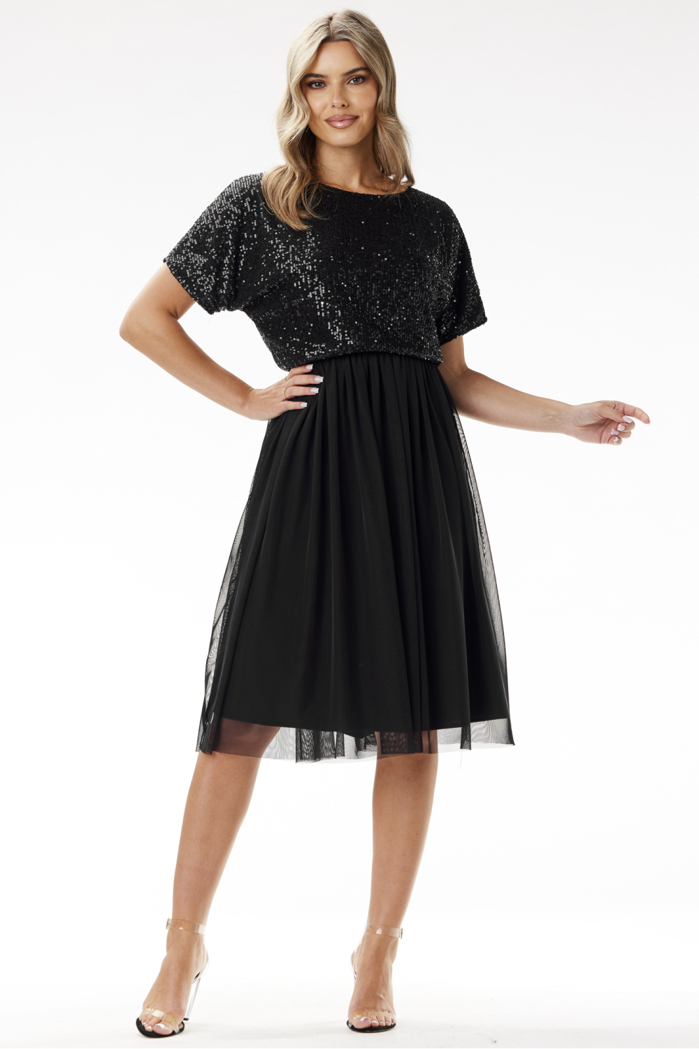 Sukienka Model A689 Black - awama - obrazek 2