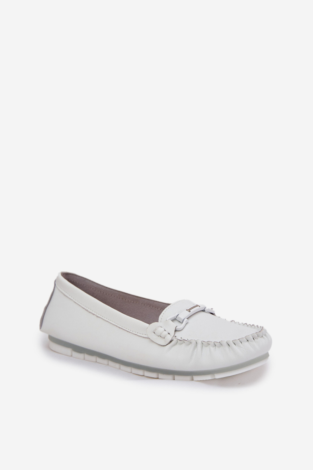 Mokasyny Model S.Barski LR51-547 White - Step in style - obrazek 2