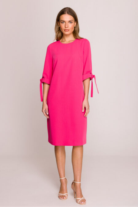 Sukienka Model S393 Pink - Stylove