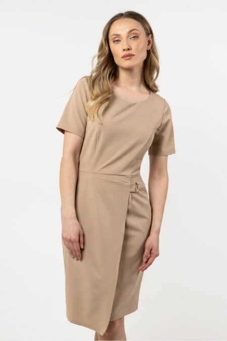 Sukienka Model A710 Beige - awama