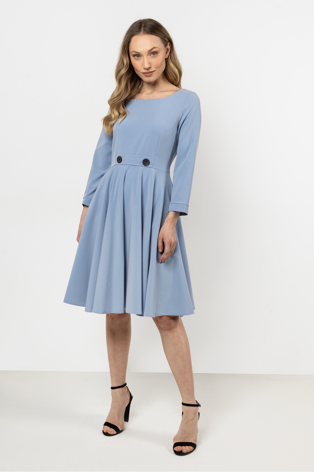 Sukienka Model A708 Brigth Blue - awama - obrazek 4