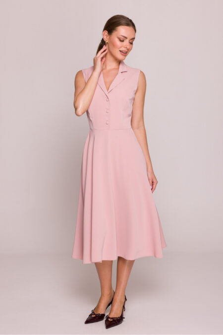 Sukienka Model S409 Powder Pink - Stylove