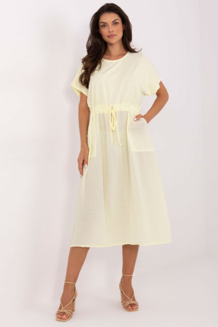 Sukienka Model TW-SK-BI-6-2041.89 Light Yellow - Och Bella