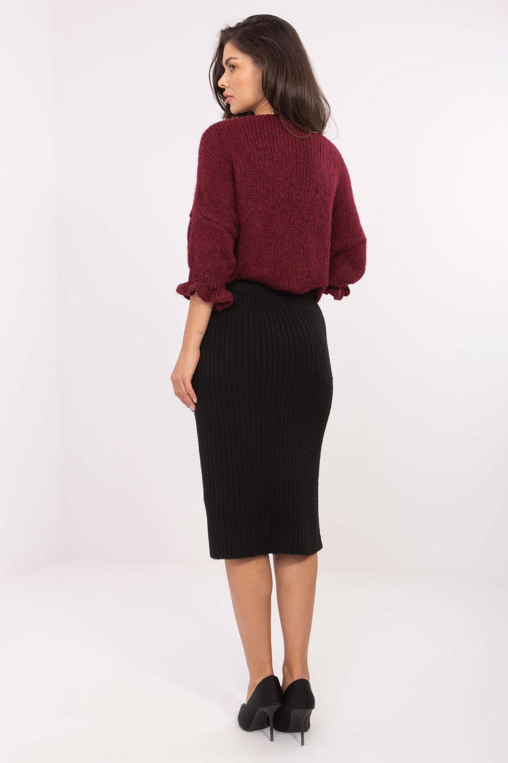 Spódnica Model D93020M50243A3 Black - Sublevel - obrazek 3
