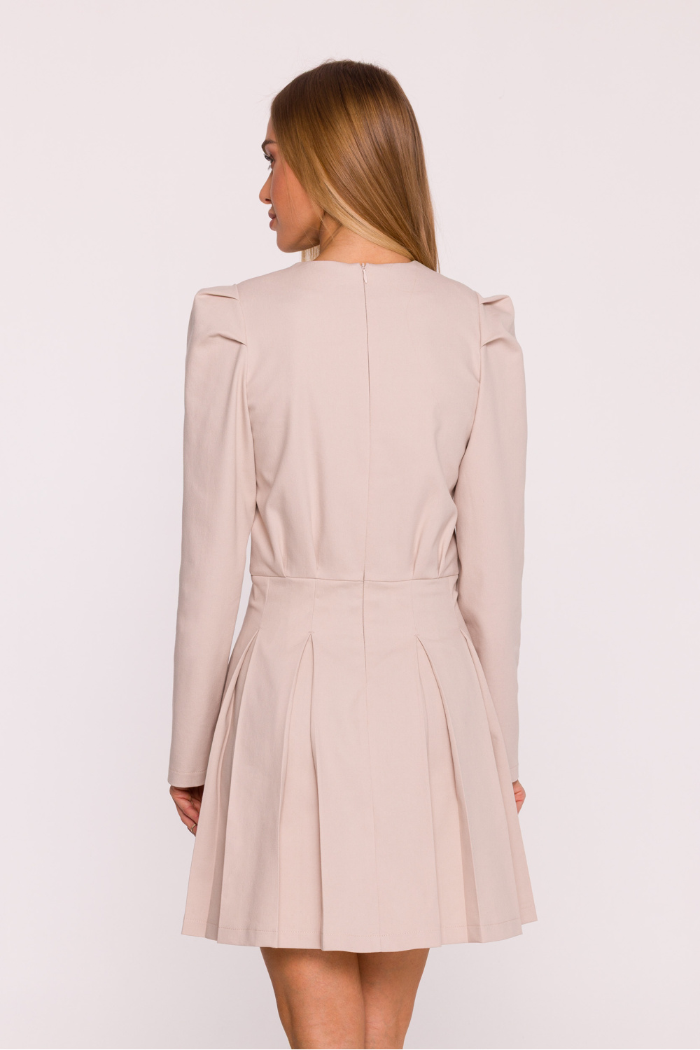 Sukienka Model MOE884 Beige - Moe - obrazek 3