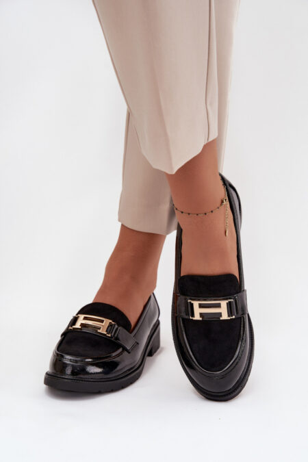 Mokasyny Model S.Barski HY52-545 Black - Step in style