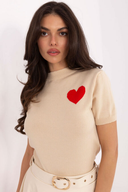 Sweter Damski Model IT-SW-93007.26 Beige - Factory Price