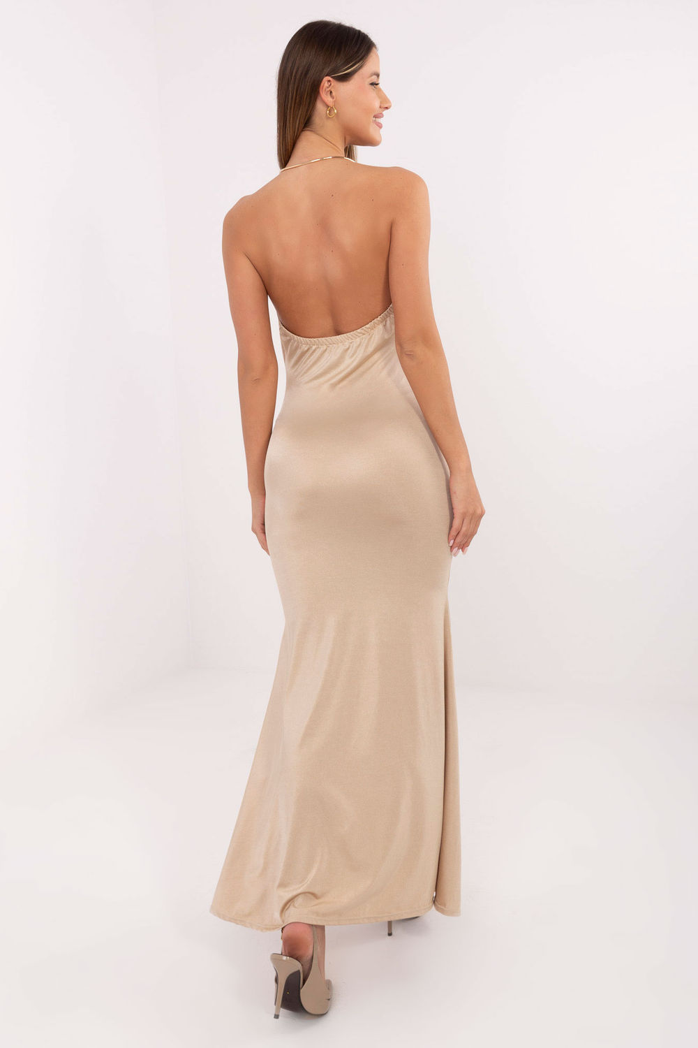 Sukienka Model IT-SK-21859.01P Beige - Italy Moda - obrazek 2