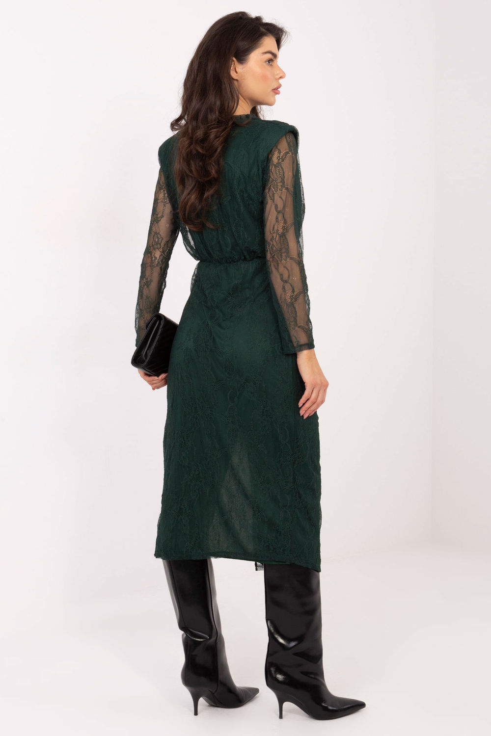 Sukienka Model IT-SK-9937.16 Dark Green - Italy Moda - obrazek 3