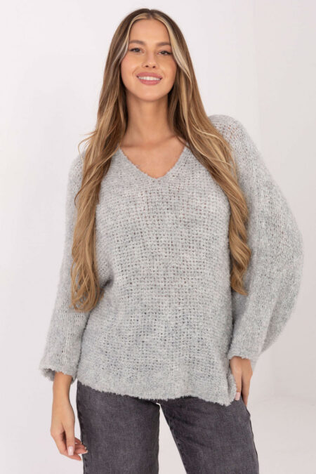 Sweter Damski Model CH-SW-72630.79 Grey - Factory Price