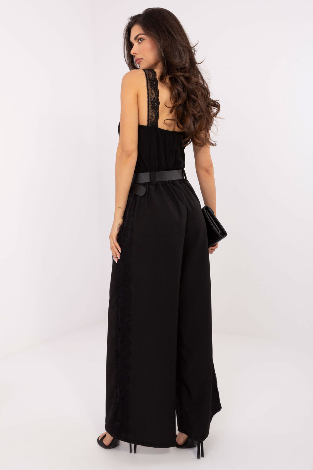 Spodnie Damskie Model MI-SP-62440.56 Black - Italy Moda - obrazek 3