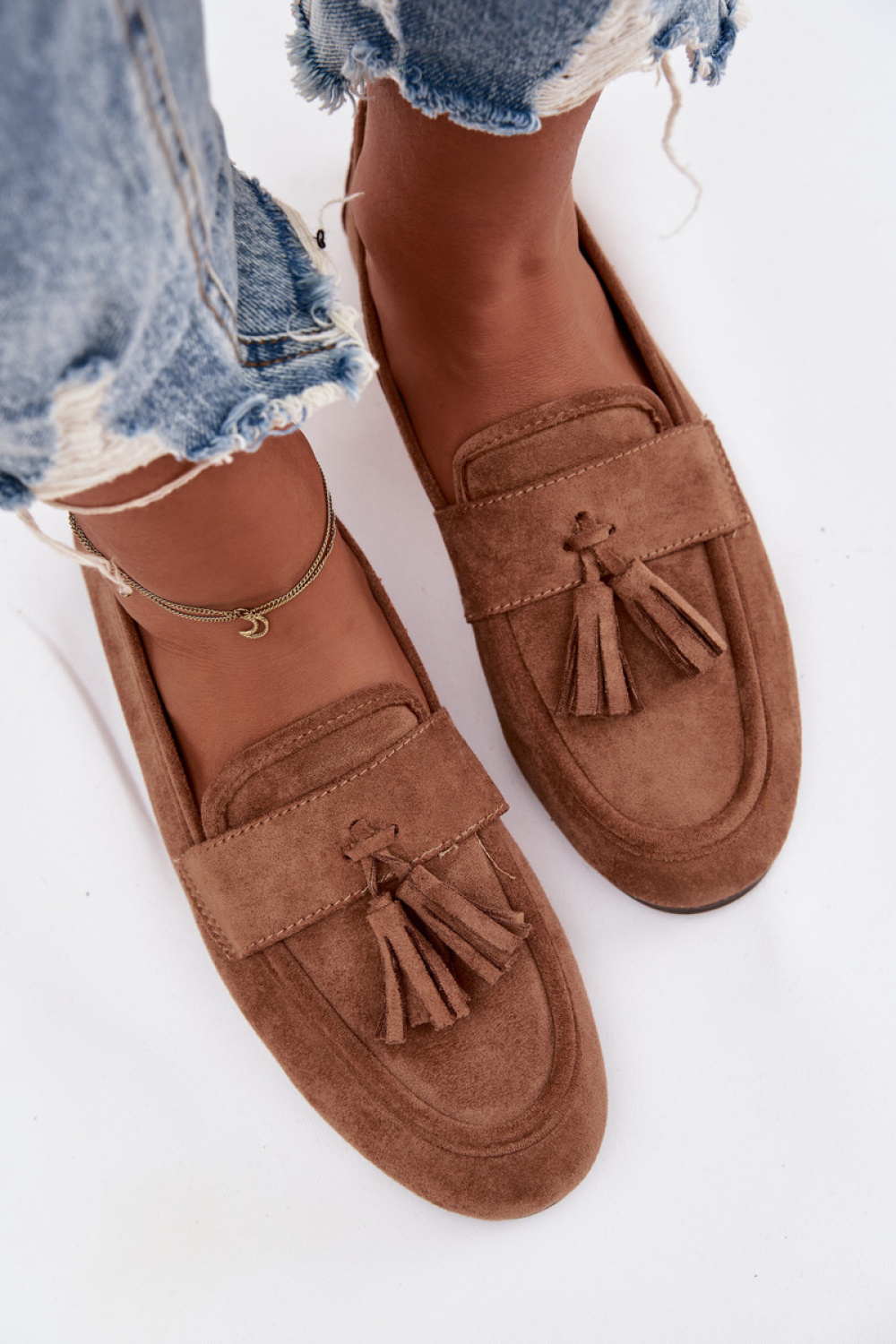 Mokasyny Model Marilisse G504 Brown - Step in style - obrazek 3