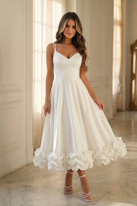 Sukienka Model 345-04 White - Bicotone