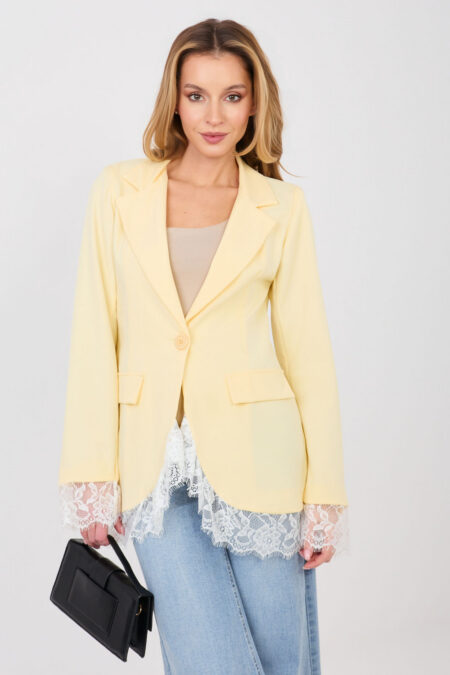 Marynarka Model IT-MA-60155.36 Light Yellow - Factory Price