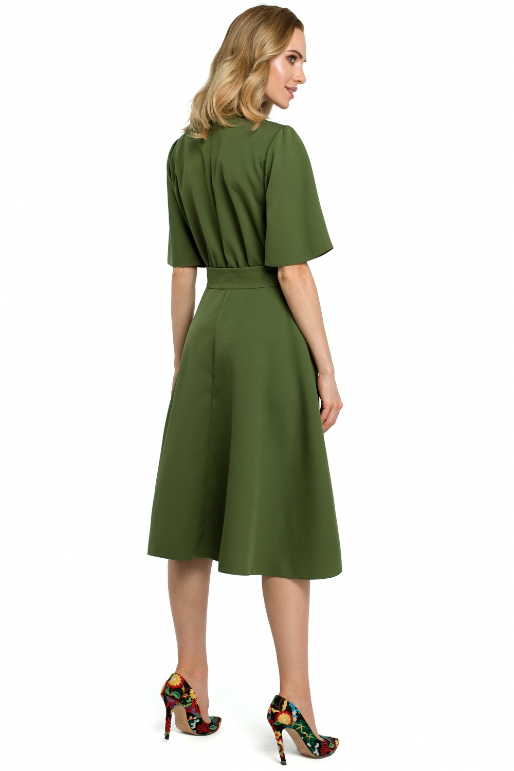 Sukienka Model MOE396 Green - Moe - obrazek 2