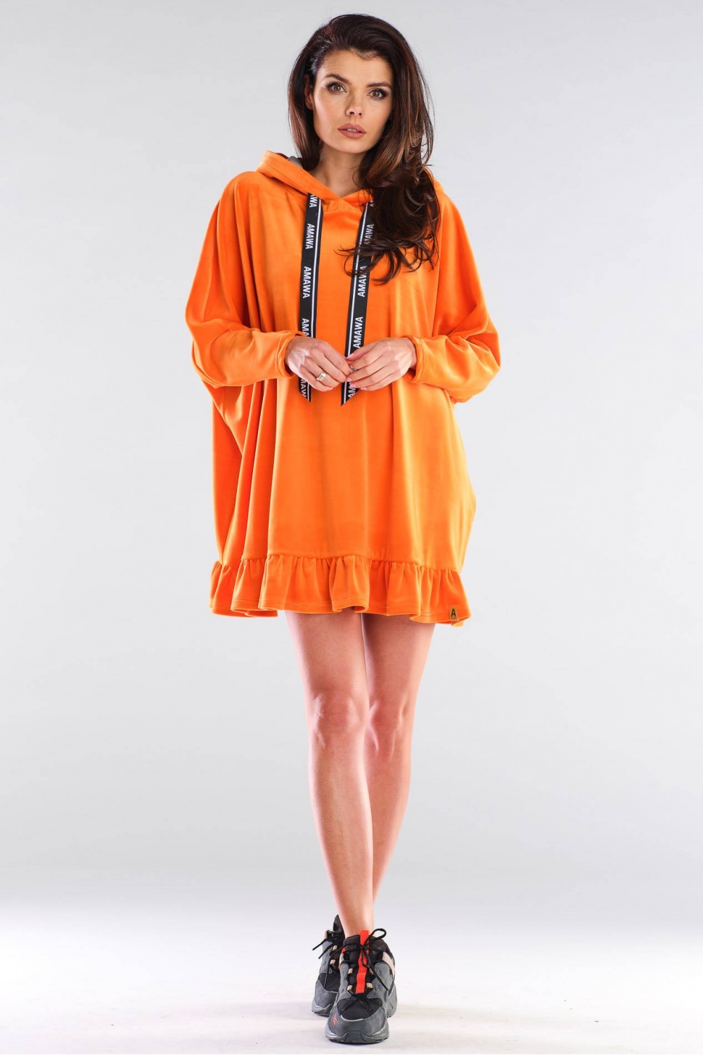 Sukienka Bluza Model A419 Orange - awama - obrazek 2
