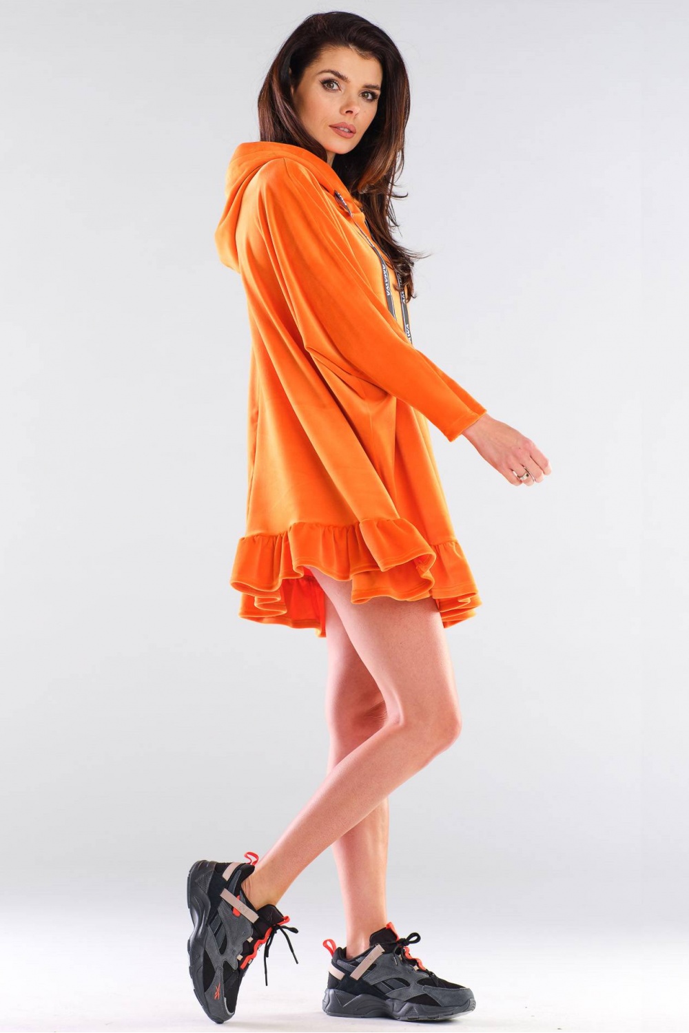 Sukienka Bluza Model A419 Orange - awama - obrazek 4