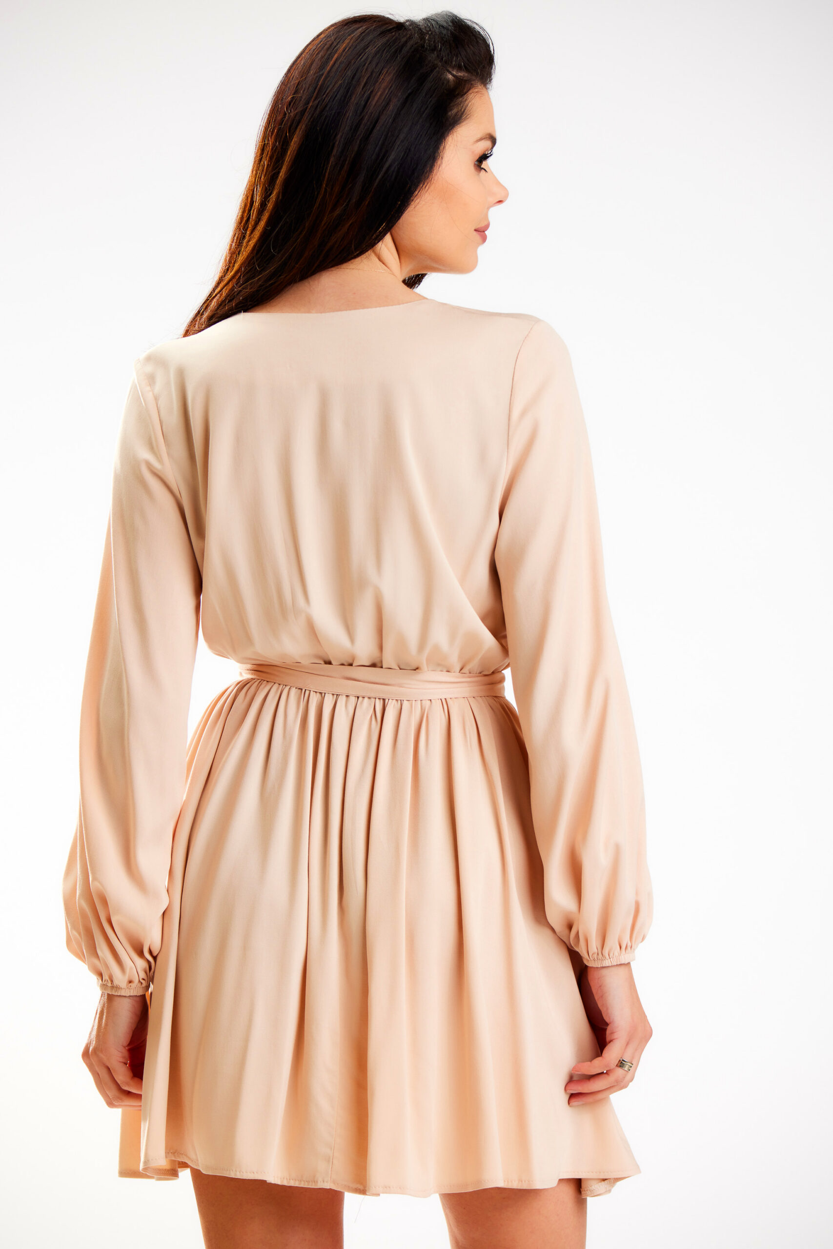 Sukienka Model A577 Beige - awama - obrazek 3